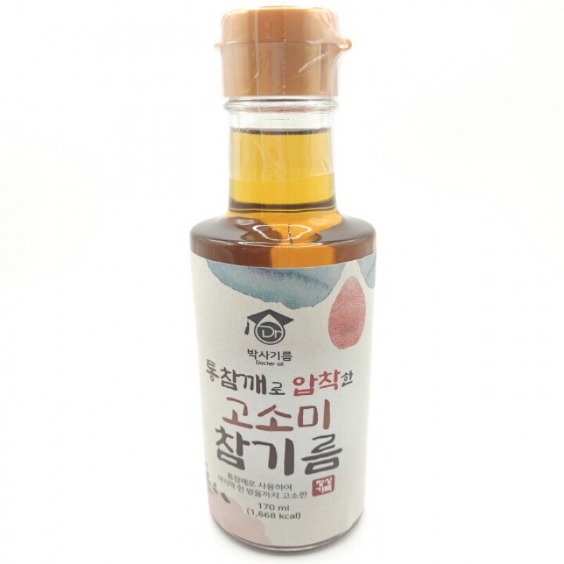 박사기름,통 참깨로 압착한 고소미 참기름