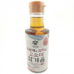 통 참깨로 압착한 고소미 참기름