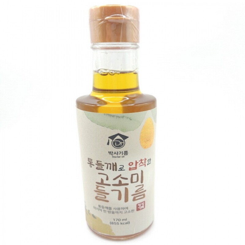 박사기름,통 들깨로 압착한 고소미 들기름